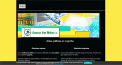 Desktop Screenshot of graficassanmillan.com